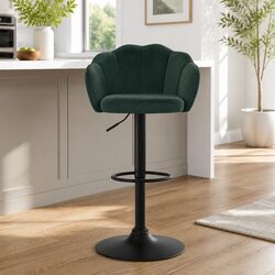 Enhance Your Space with Velvet Bar Stools Set of 4