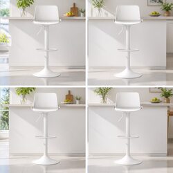 Enhance Your Space with Adjustable Bar Stools Set of 4