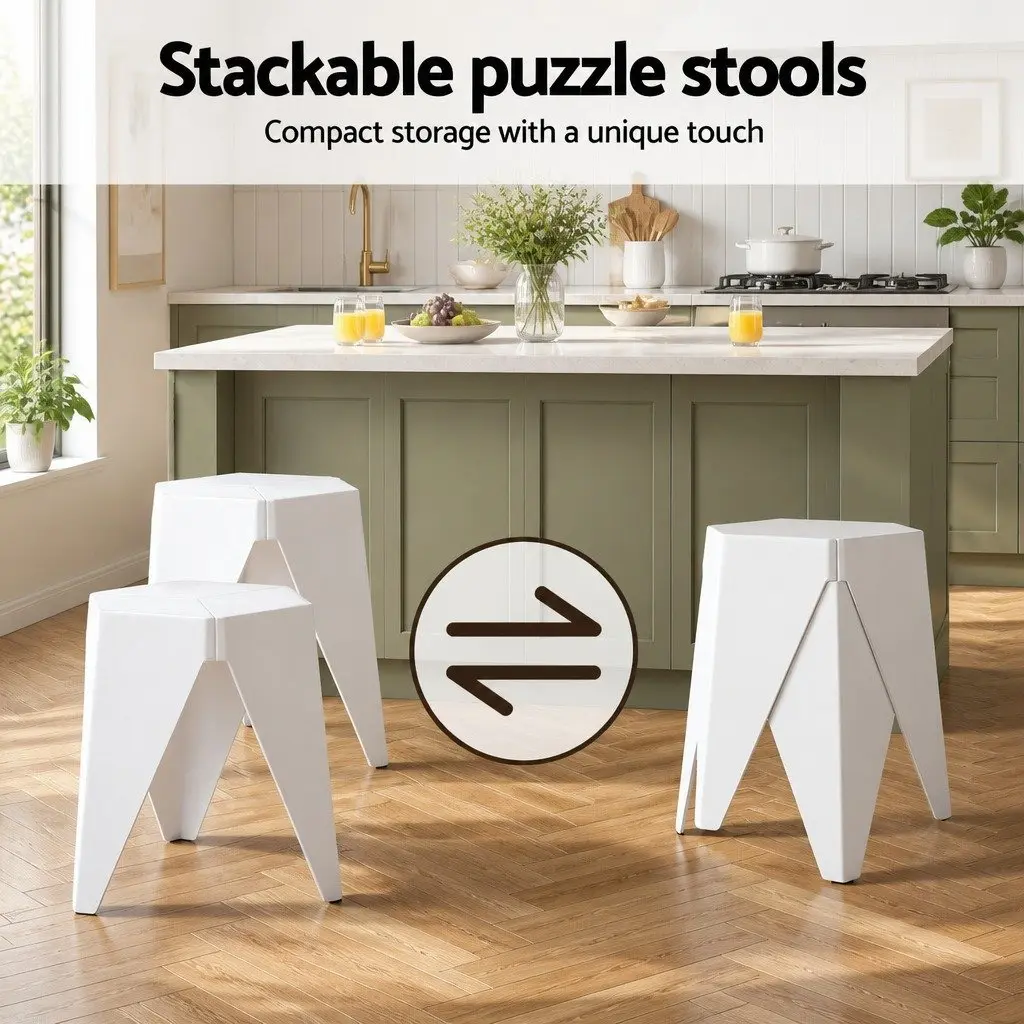 Bar Stools and Table Set 3 Piece White Height Adjustable Modern Dining Kitchen Chairs