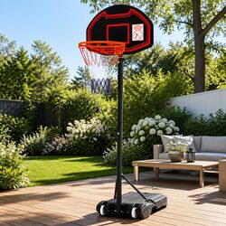 Portable Basketball Hoop Stand for Kids and Adults 1.6M-2.1M
