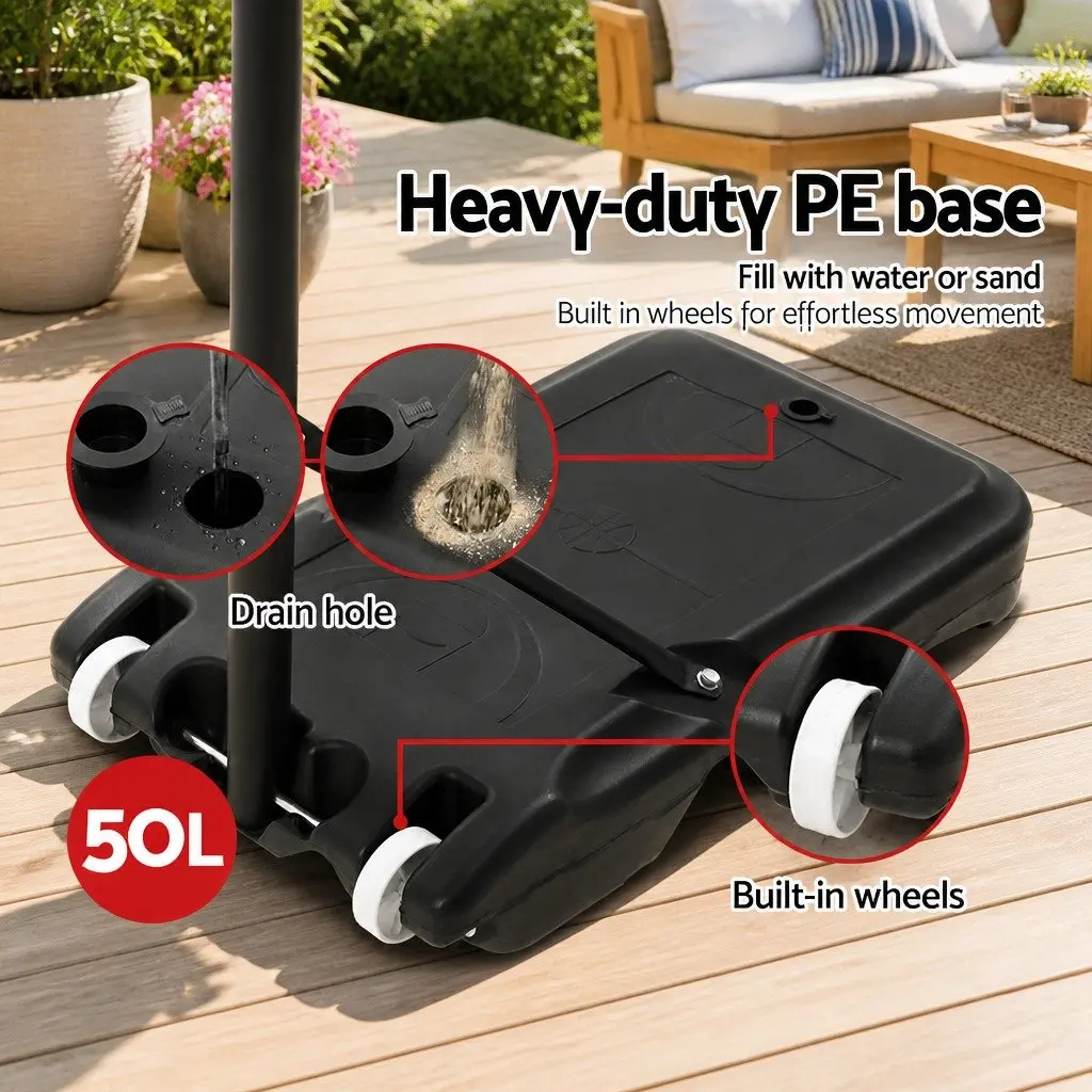 Basketball Hoop Stand System Adjustable 1.6m to 2.1m Portable with Tough Steel Frame and 32 Inch PVC Backboard