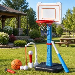 Blue 2-in-1 Kids Sports Set for Active Play