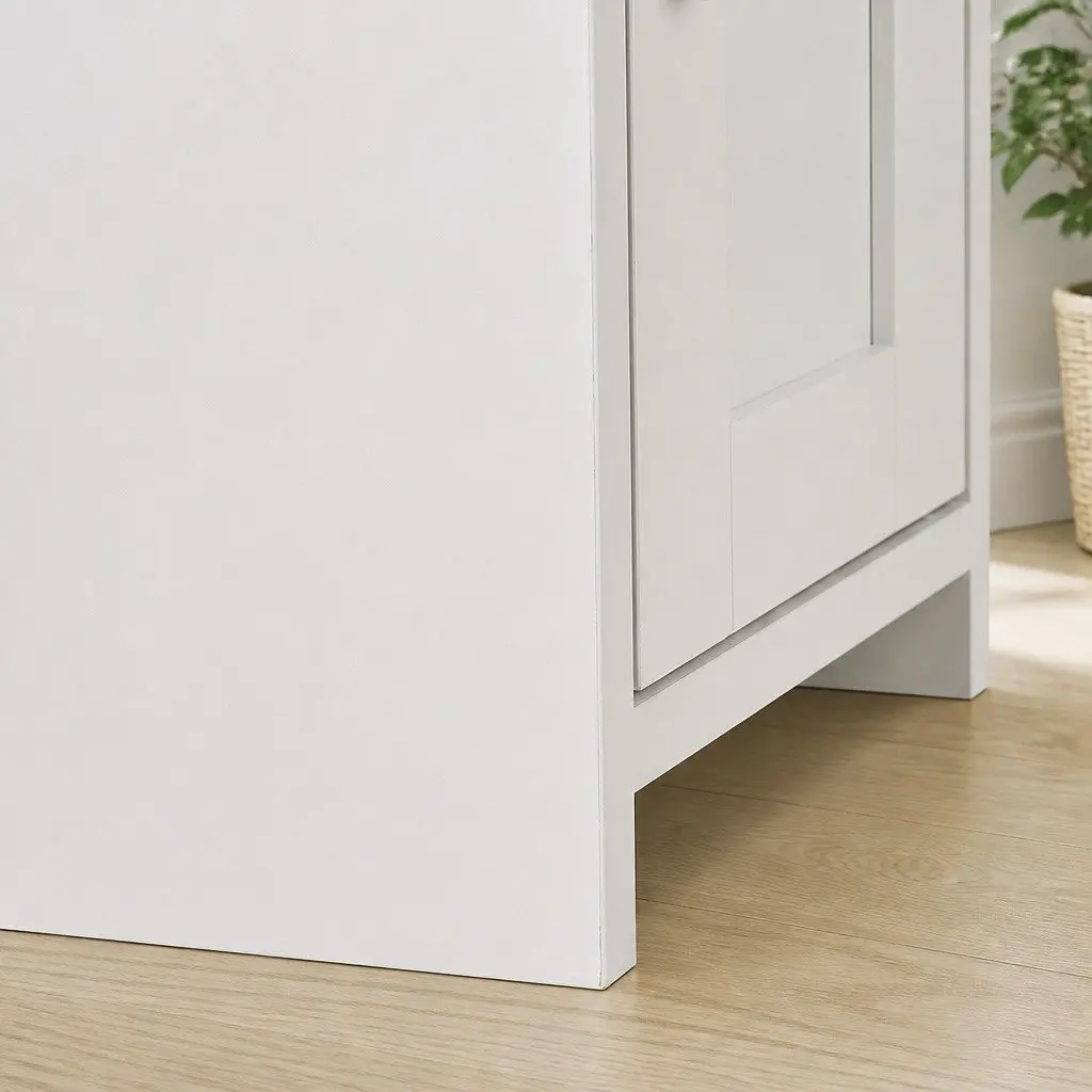 Bathroom Storage Cabinet Slim Organiser Toilet Paper Storage 78.5cm White