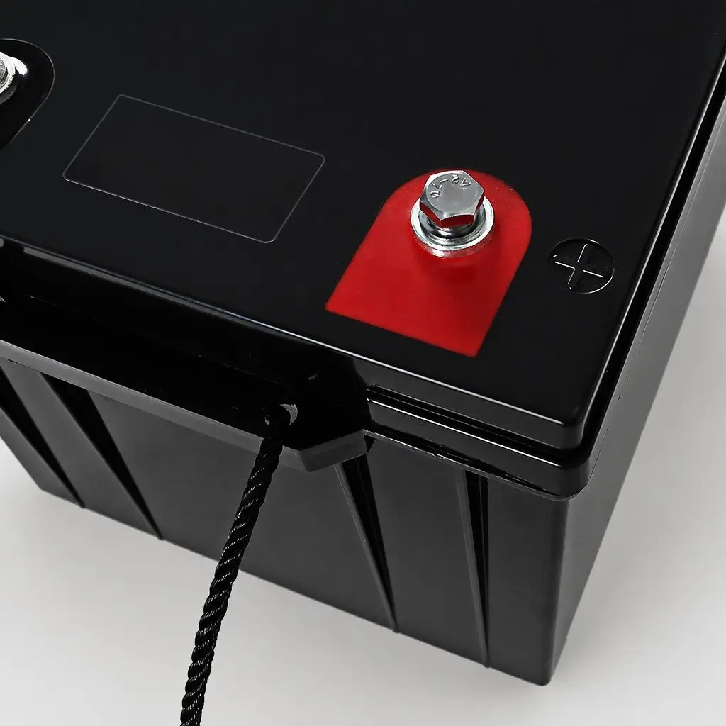 12V Deep Cycle Lithium Iron LiFePO4 Battery ABS Case Shockproof Leakproof Carry