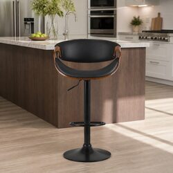 Chic Bar Stools with Gas Lift and Swivel Functionality