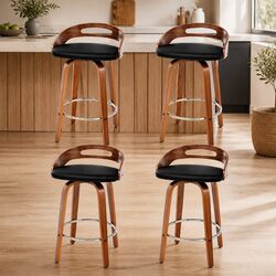 Elevate Your Space with Stylish Swivel Bar Stools Set of 4