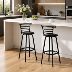Enhance Your Kitchen with Stylish Black Bar Stools