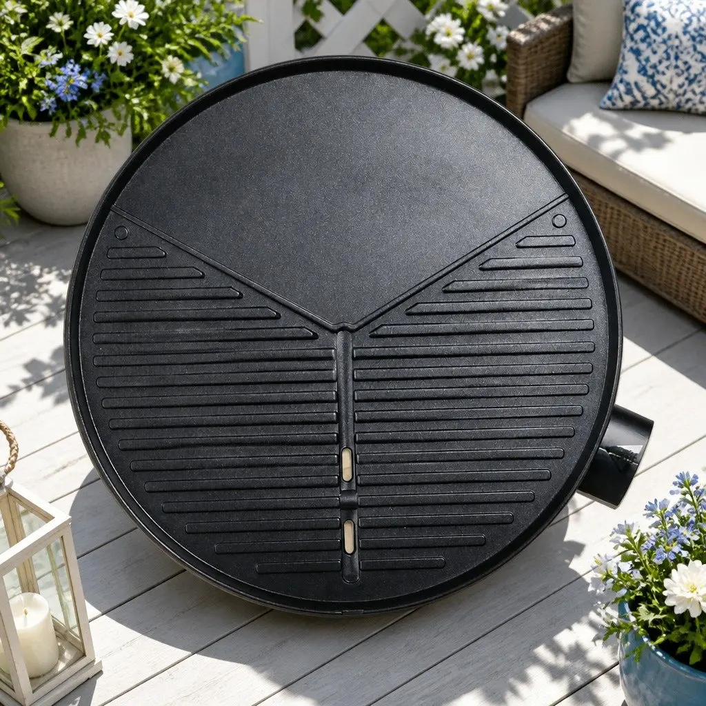 Electric BBQ Grill 2000W Adjustable Temperature Benchtop Indoor Outdoor Cooking