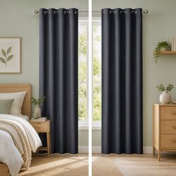 Enhance Your Space with Charcoal Blockout Curtains 140x230cm