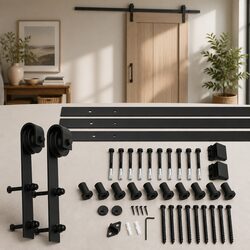 Elevate Your Home with a 3.66M Barn Door Track Kit
