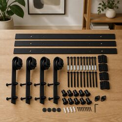 Enhance Your Space with Antique Style Sliding Barn Door Hardware