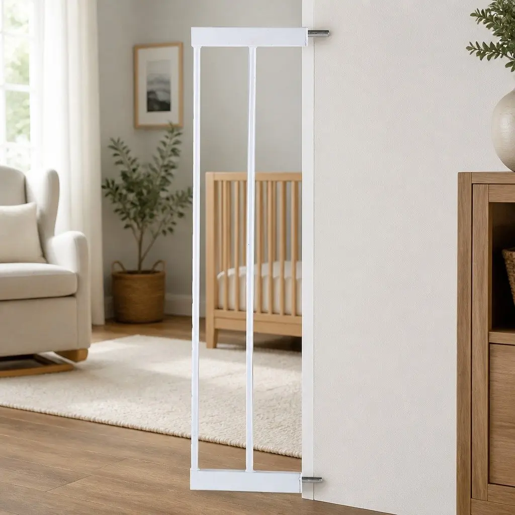 10cm Wide White Extension Panel for Baby Safety Gate