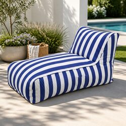 Versatile Indoor/Outdoor L-Shape Bean Bag Chair Cover