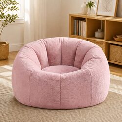 Faux Fur Bean Bag Chair Cover for Cozy Living Spaces