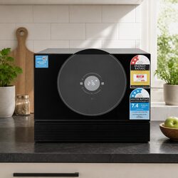 Benchtop Dishwasher 6 Place Setting 50cm Black Freestanding Built-in Kitchen