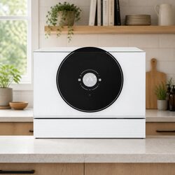 Space-Saving 6-Place Dishwasher for Modern Living