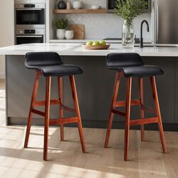 Enhance Your Dining Experience: Black Bentwood Bar Stools