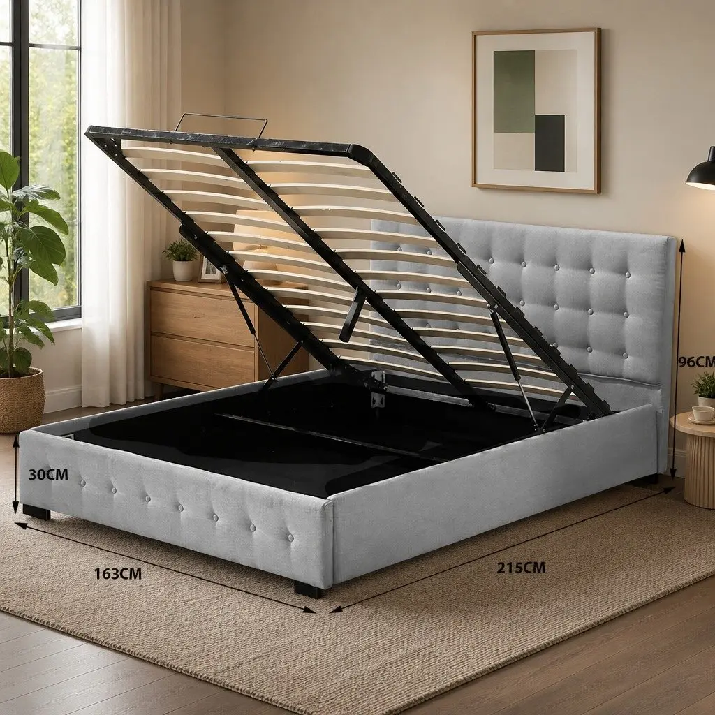 Queen Bed Frame and Storage
