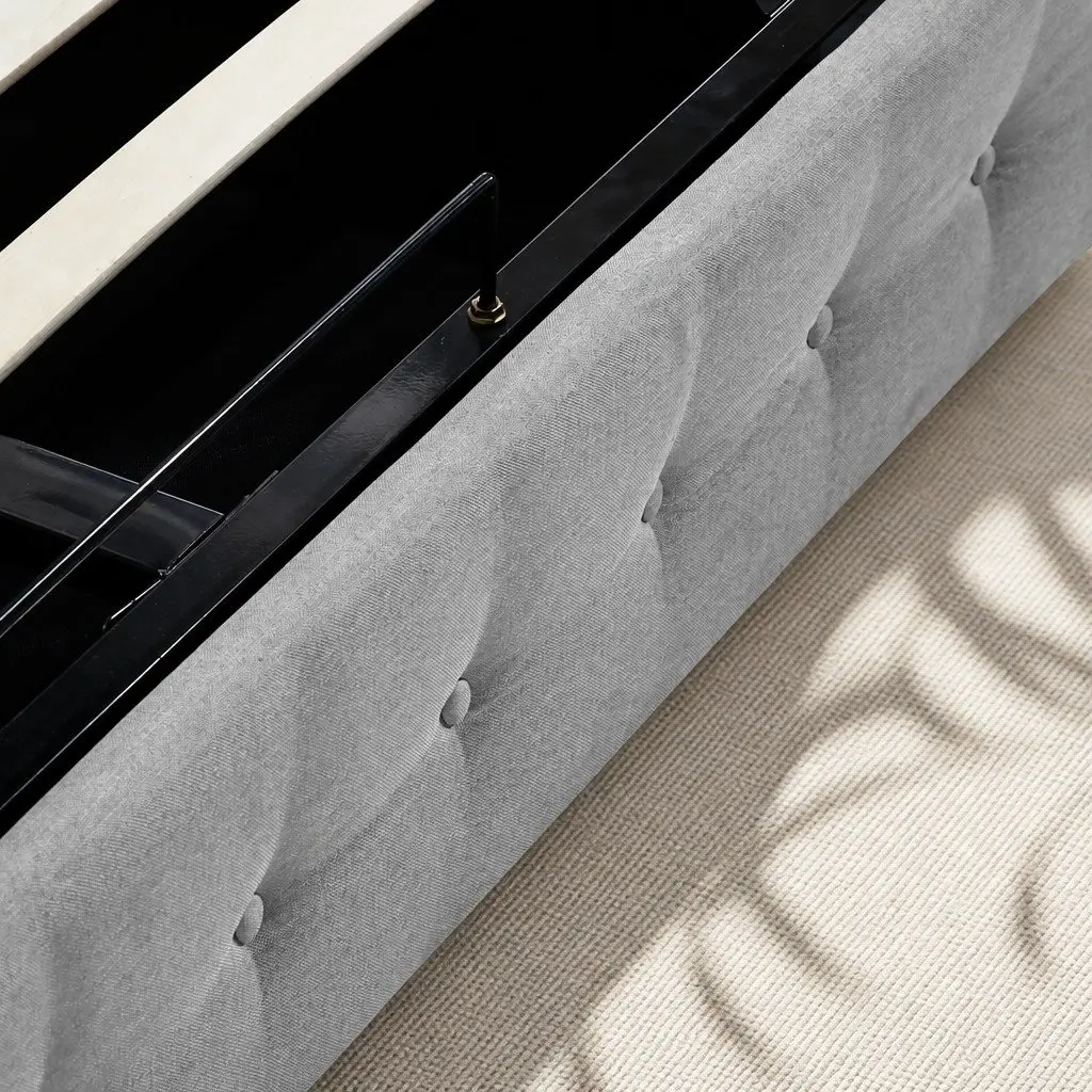 Queen Bed Frame and Storage