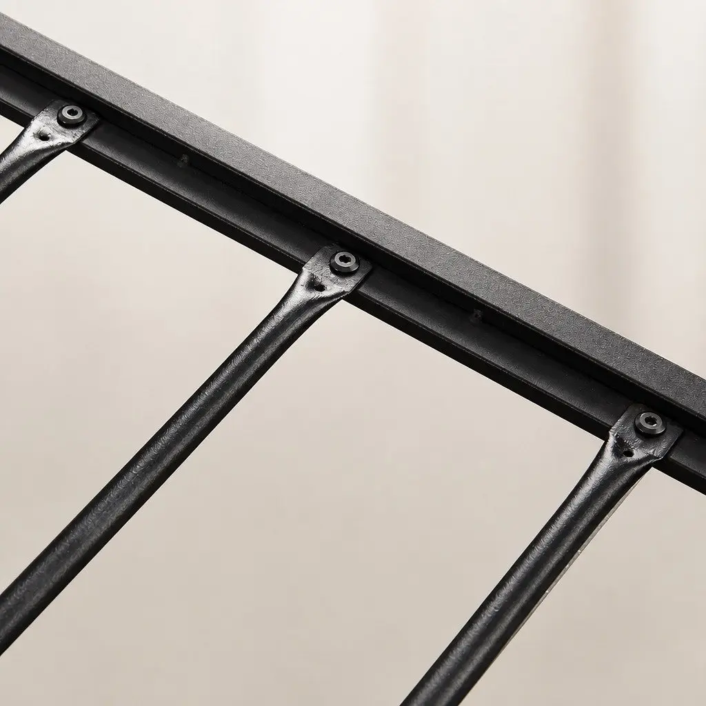 Double Bed Frame Double Size Steel Slats Support