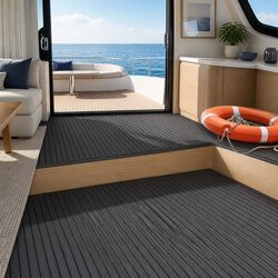 Enhance Your Boat Deck with Dark Grey EVA Foam Flooring