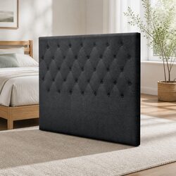 Enhance Your Bedroom with a Charcoal Upholstered Headboard