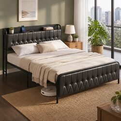 Elevate Your Bedroom with King Bed Frame and Storage