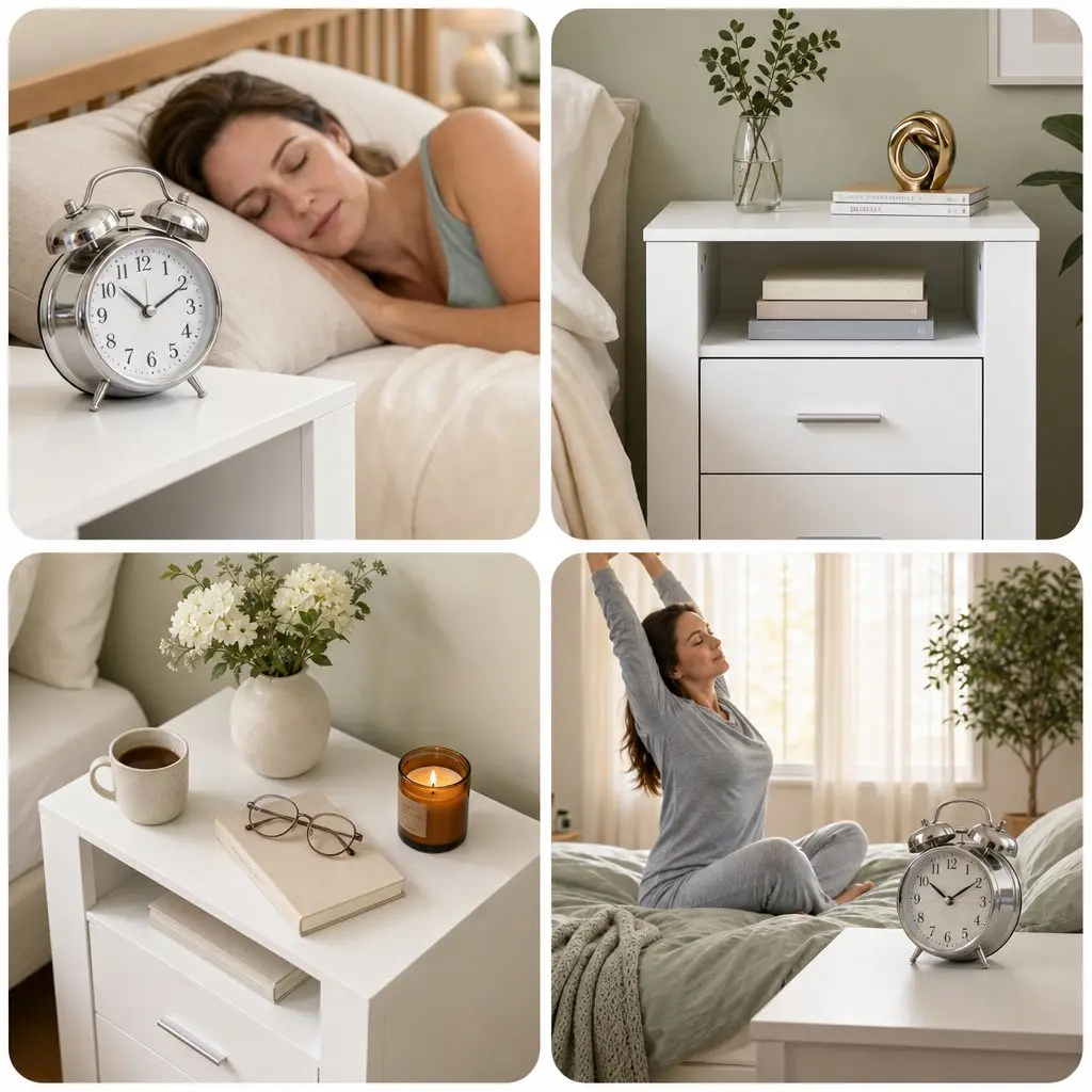 Queen Bed & Nightstand Set