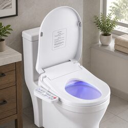 Electric Bidet Toilet Seat with Warm Water and Dryer