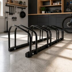 Space-Saving Bike Parking Rack for 4 Bikes