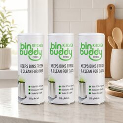 Citrus 550g x3 Fresh Scent Powder for Household Bins