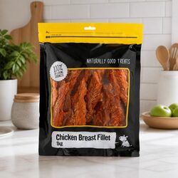 Air Dried Chicken Breast Fillets 1kg - A Treat for Dogs