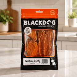 Natural Air Dried Sweet Potato Dog Treats Slices 120g Chewy Pet Food