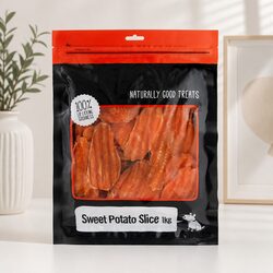 Sweet Potato Slice Dog Treats 1kg - A Healthy Reward
