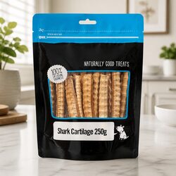 Natural Shark Cartilage Treat 250g to Enhance Dog's Mobility