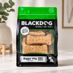1kg Bulk Pack Crunchy Dog Biscuits for Large Breeds with Natural Ingredients