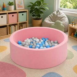 Brighten Your Space with a 90cm Pink Foam Ball Pit