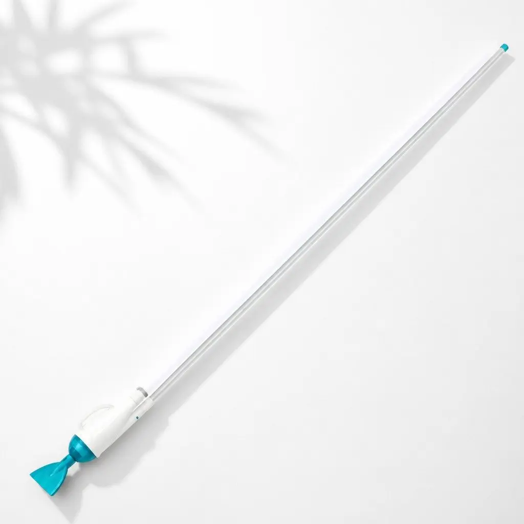 Pool Vacuum Cleaner with 6m Hose and 2 Heads Aluminium Pole for Above Ground Pools