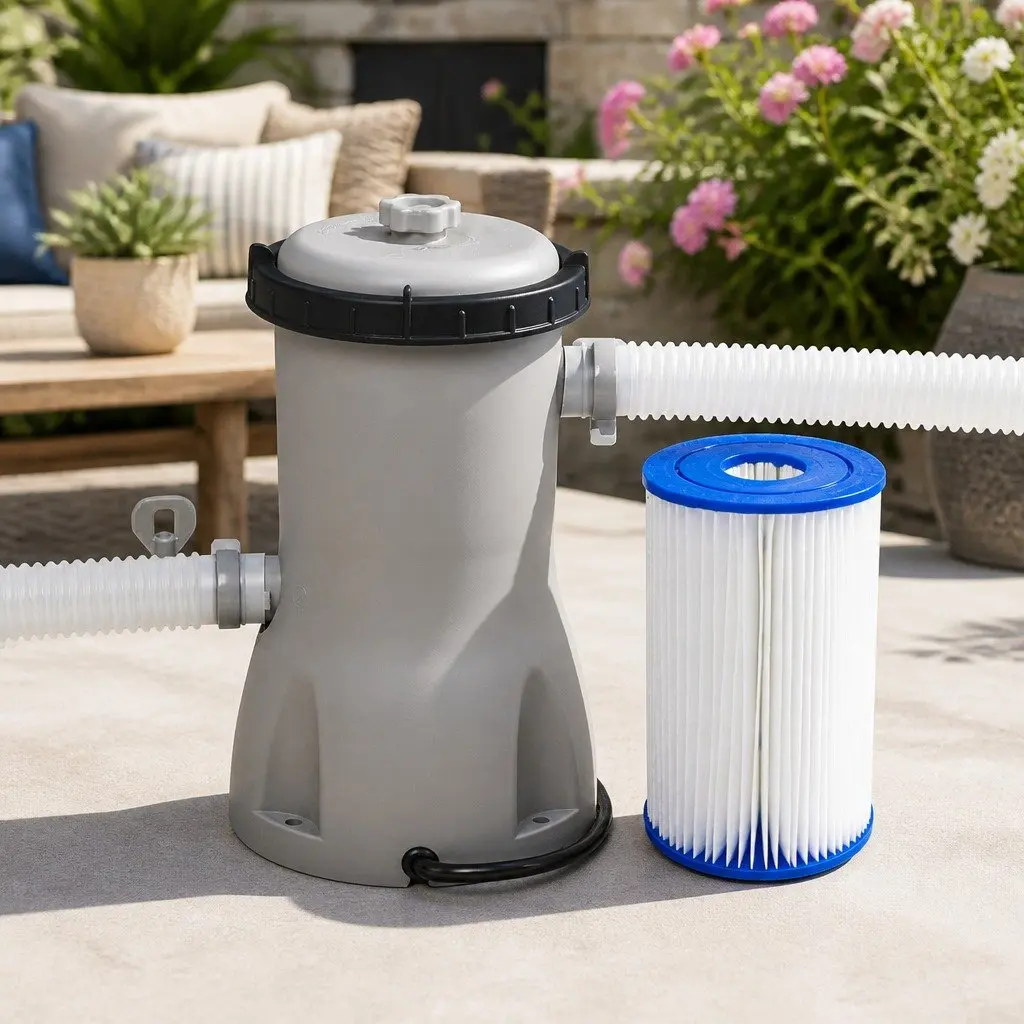 Pool Filter Pump 530GPH Above Ground Circulates and Cleans Water
