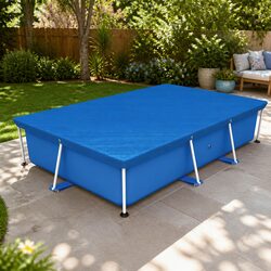 Enhance Your Outdoor Space with a Blue Pool Cover