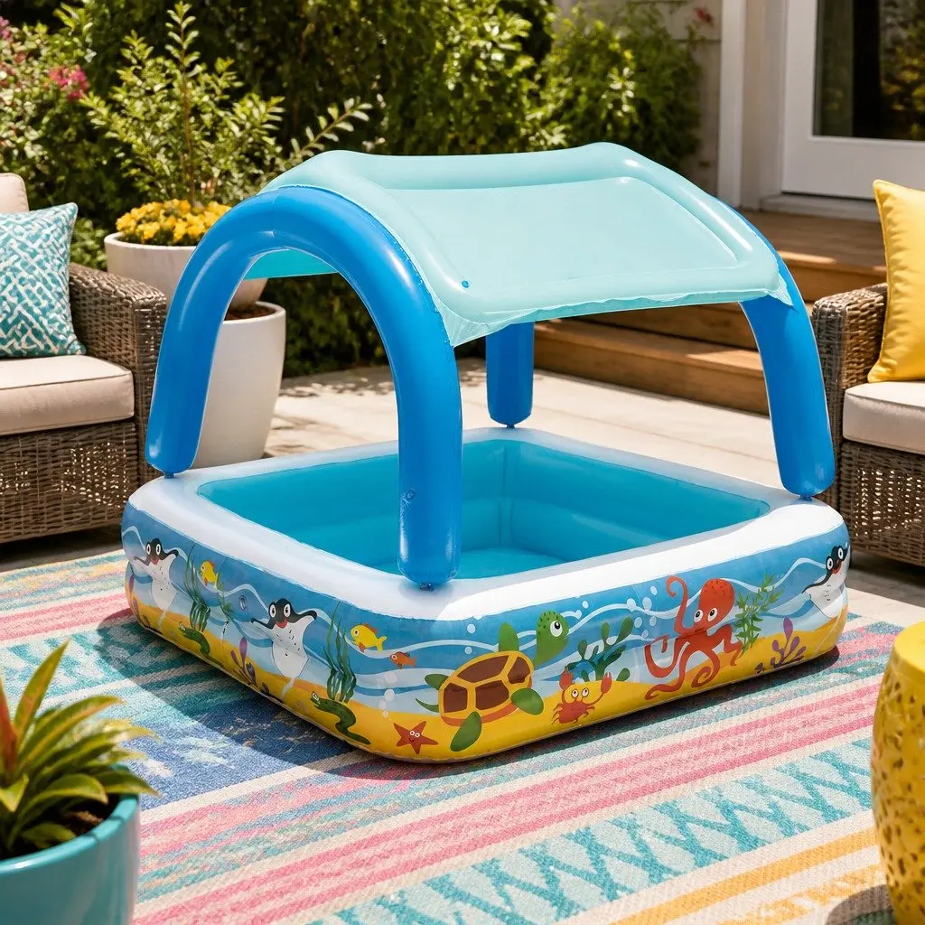 Canopy Kids Inflatable Pool