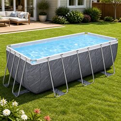 Family-Friendly Above Ground Pool 412x201x122cm