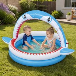 Fun Water Adventures with the Sharktastic Sprinkler Play Pool