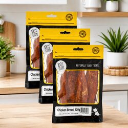 Enhance Your Pet's Experience with Chicken Breast Treats 120g x 3
