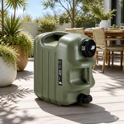 Water Container 25L for Outdoor Activities - Green