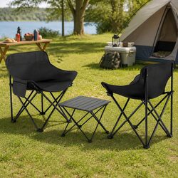Compact Camping Table and Chair Set for Outdoor Use