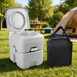 Outdoor Flush Toilet for Camping and Boating Adventures