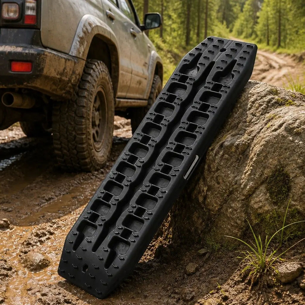 4WD Recovery Tracks 95cm Industrial Grade Reinforced Nylon Off-Road Traction Boards for Sand Mud Snow