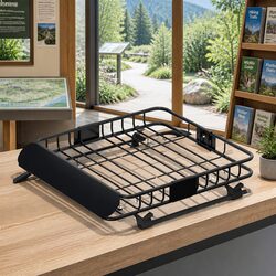 Universal Roof Rack Basket to Maximize Vehicle Storage