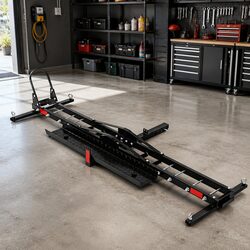 Space-Saving Motorcycle Carrier Rack for Adventure Seekers